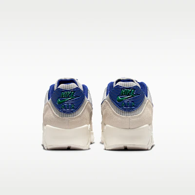 Nike Air Max 90 Coconut Milk/Region Pine/Coklat Kayu Muda/Biru Royal Tua IR1950-100 Details for Nike Air Max 90 Coconut Milk/Region Pine/Coklat Kayu Muda/Biru Royal Tua IR1950-100