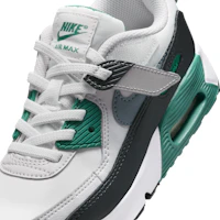 Sizing (Preschool) Nike Air Max 90 Easy On Evergreen Aura/Summit White/Bust Gray/Cool Gray IH1417-300