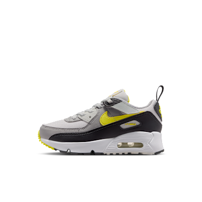 Nike Air Max 90 Easy On Off White/Dark Smoke Gray/Light Smoke Gray/Sonic Yellow IQ0096-100