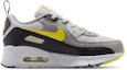 Lookbook Nike Air Max 90 Fácil Colocar Blanco/Gris Oscuro/Gris Claro/Amarillo Sonic IQ0096-100
