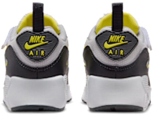 Nike Air Max 90 Fácil Colocar Blanco/Gris Oscuro/Gris Claro/Amarillo Sonic IQ0096-100 Details for Nike Air Max 90 Fácil Colocar Blanco/Gris Oscuro/Gris Claro/Amarillo Sonic IQ0096-100