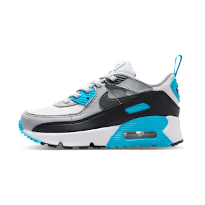 (PS) Nike Air Max 90 Easy On Platinum Tint/Blue Lightning/Wolf Gray/Iron Gray