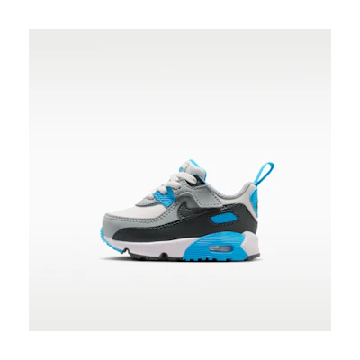 (TD) Nike Air Max 90 Easy On Platinum Tint/Blue Lightning/Wolf Gray/Iron Gray