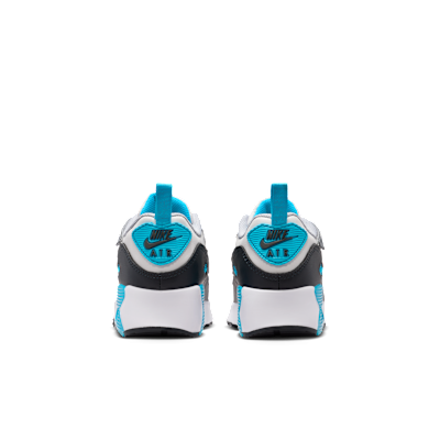 Details for (PS) 耐克Air Max 90 易穿款 白金色/蓝光/狼灰/铁灰 IH1417-034