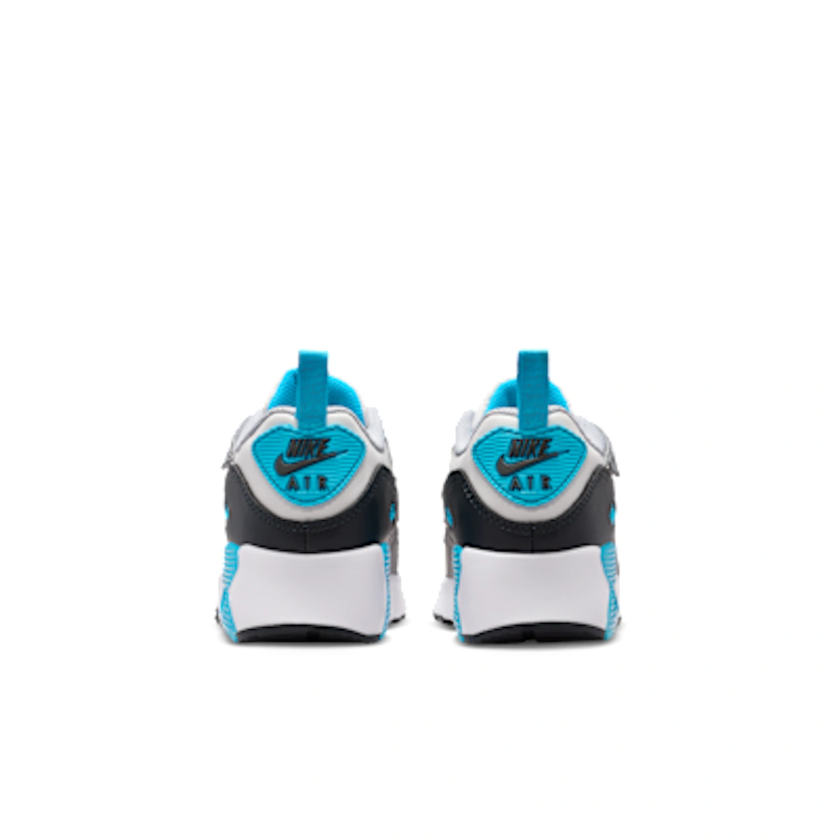 (Preschool) Nike Air Max 90 Easy On Platinum Tint/Blue Lightning/Wolf Gray/Iron Gray