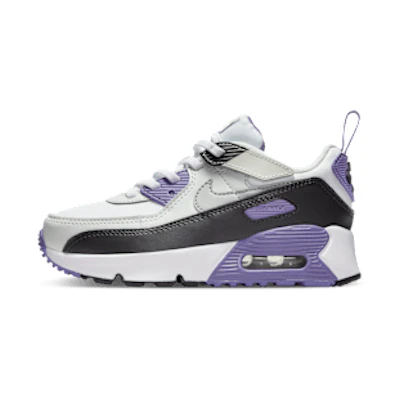 (PS) Nike Air Max 90 Easy On White/Dusty Amethyst/Photon Dust/Light Smoke Gray
