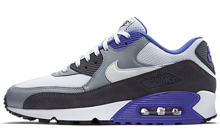 Buy Nike Air Max 90 低筒 跑步鞋 男款 白灰紫
