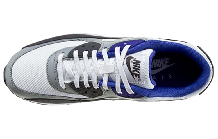 Shop Nike Air Max 90 低筒 跑步鞋 男款 白灰紫