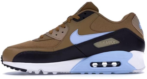 Nike Air Max 90 舒適 減震耐磨 低幫 生活休閒鞋 男女同款 棕藍色 Buy Nike Air Max 90 舒適 減震耐磨 低幫 生活休閒鞋 男女同款 棕藍色