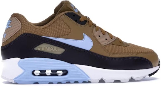 Nike Air Max 90 舒適 減震耐磨 低幫 生活休閒鞋 男女同款 棕藍色 Order Nike Air Max 90 舒適 減震耐磨 低幫 生活休閒鞋 男女同款 棕藍色