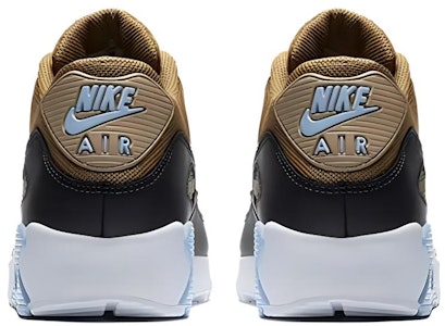 Nike Air Max 90 舒適 減震耐磨 低幫 生活休閒鞋 男女同款 棕藍色 Shop Nike Air Max 90 舒適 減震耐磨 低幫 生活休閒鞋 男女同款 棕藍色