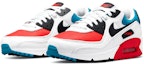 Lookbook Nike Air Max 90 “鞭炮” 白藍紅
