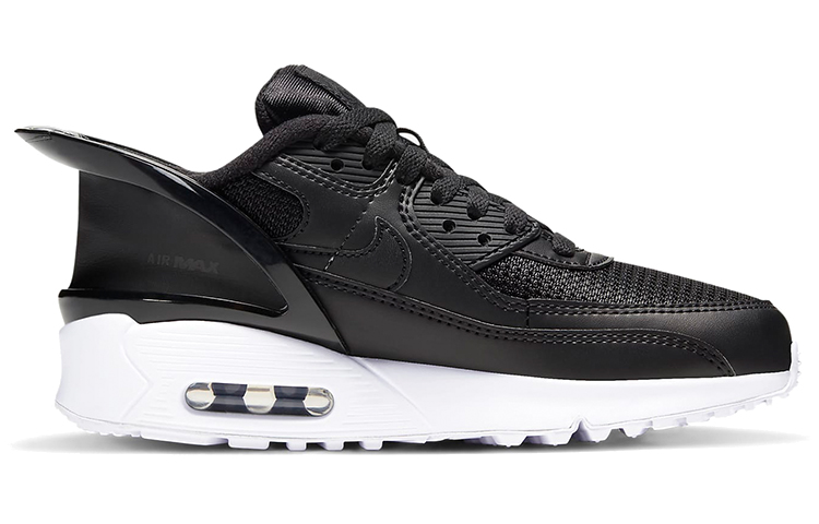 (Youth) Nike Air Max 90 FlyEase 'Black White' 圖 2