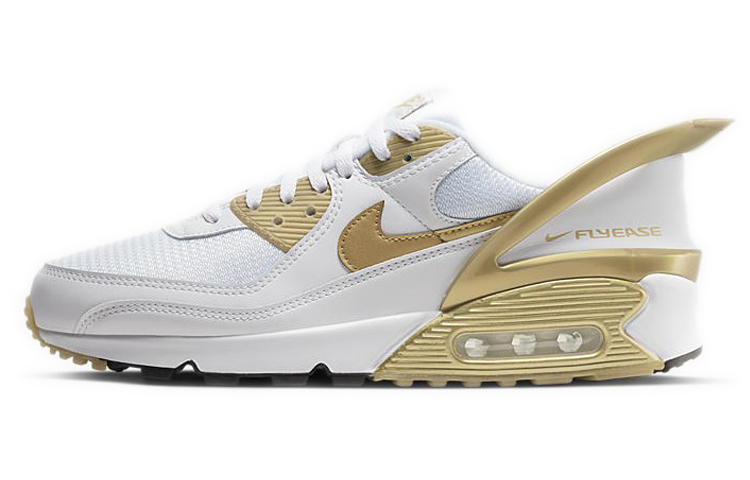 Buy 耐克 Air Max 90 FlyEase '金属金色' CU0814-100