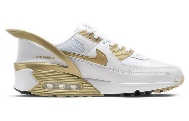 Order 耐克 Air Max 90 FlyEase '金属金色' CU0814-100