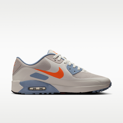 Lookbook Nike Air Max 90 G Golfschoenen Moon Particle/Lightborn/Ashen Slate/Safety Orange HV9305-200