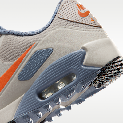 Cheap Nike Air Max 90 G Golfschoenen Moon Particle/Lightborn/Ashen Slate/Safety Orange HV9305-200