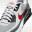 Sizing Nike Air Max 90 G Golf Putih/Abu-Abu/Api Merah. HV9305-105