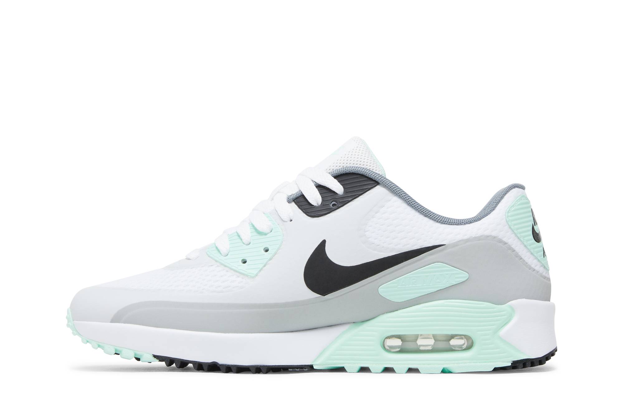 Lookbook 나이키 에어맥스 90 골프 '스모크 그레이 라이트 그린' CU9978-107