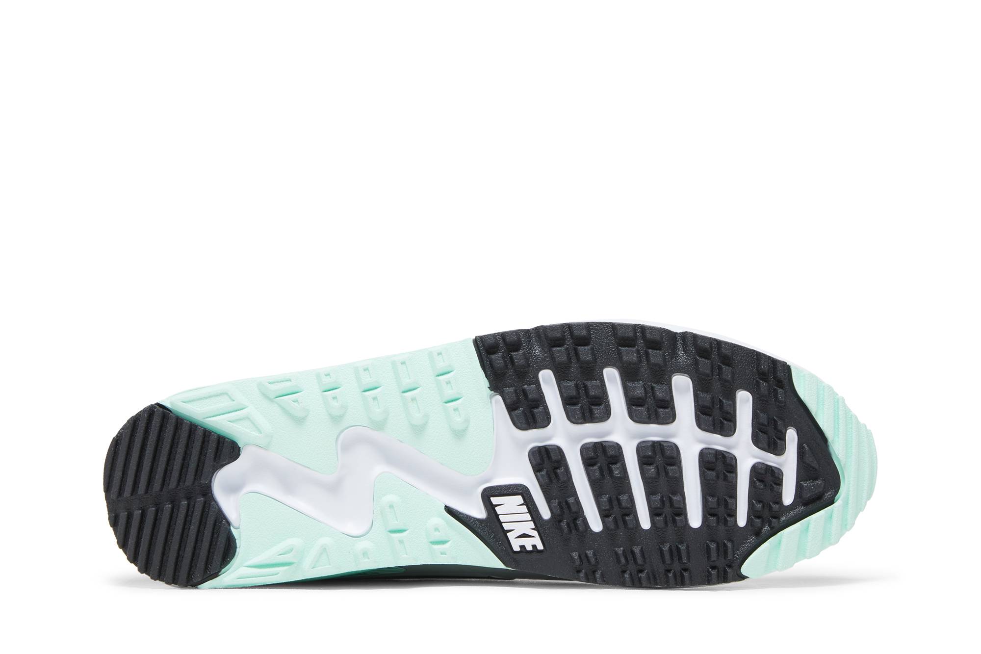 Shop 나이키 에어맥스 90 골프 '스모크 그레이 라이트 그린' CU9978-107