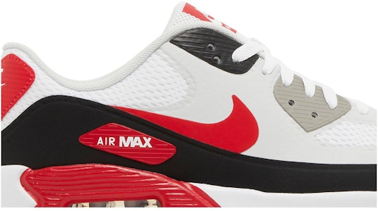 耐克 Air Max 90 高尔夫鞋 '白黑大学红' (2023) DX5999-162 Order 耐克 Air Max 90 高尔夫鞋 '白黑大学红' (2023) DX5999-162