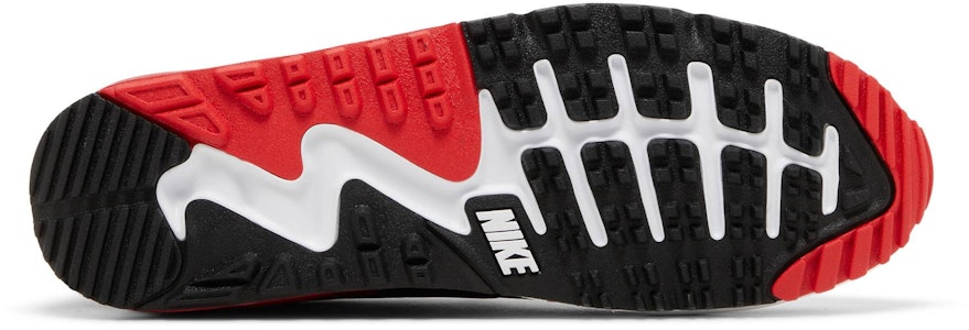 耐克 Air Max 90 高尔夫鞋 '白黑大学红' (2023) DX5999-162 Shop 耐克 Air Max 90 高尔夫鞋 '白黑大学红' (2023) DX5999-162