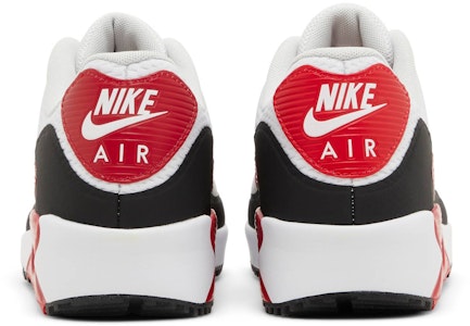 耐克 Air Max 90 高尔夫鞋 '白黑大学红' (2023) DX5999-162 Details for 耐克 Air Max 90 高尔夫鞋 '白黑大学红' (2023) DX5999-162