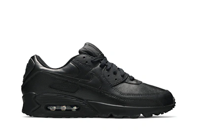 Nike Air Max 90 Leather 'Triple Black' (20) CZ5594-001