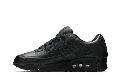Nike Air Max 90 Leather 'Triple Black' (20) CZ5594-001