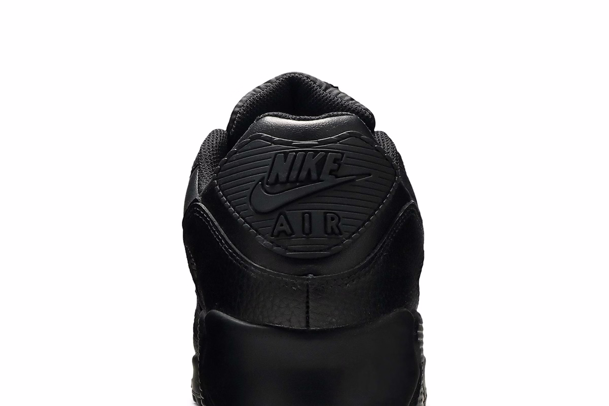 Nike Air Max 90 Leather 'Triple Black' (20) CZ5594-001