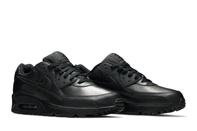 Nike Air Max 90 Leather 'Triple Black' (20) CZ5594-001