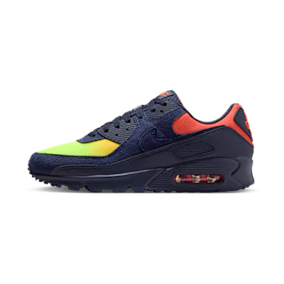 Nike Air Max 90 Lemon Venom/Hyper Crimson/Laser Orange/Blackened Blue