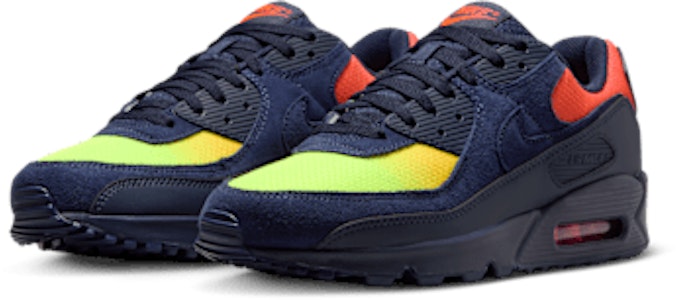 Nike Air Max 90 Lemon Venom/Hyper Crimson/Laser Orange/Blackened Blue DM0029-700 Purchase Nike Air Max 90 Lemon Venom/Hyper Crimson/Laser Orange/Blackened Blue DM0029-700