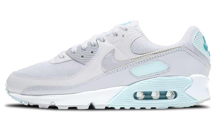 Buy 耐吉 Air Max 90 Frigid 低筒 跑步鞋 男款 淡冰藍