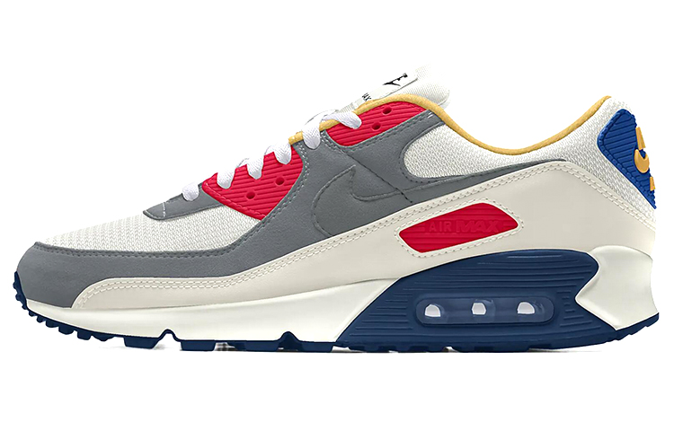 Buy Nike Air Max 90 Rendah 'Kelabu Biru Merah' CT3621-991