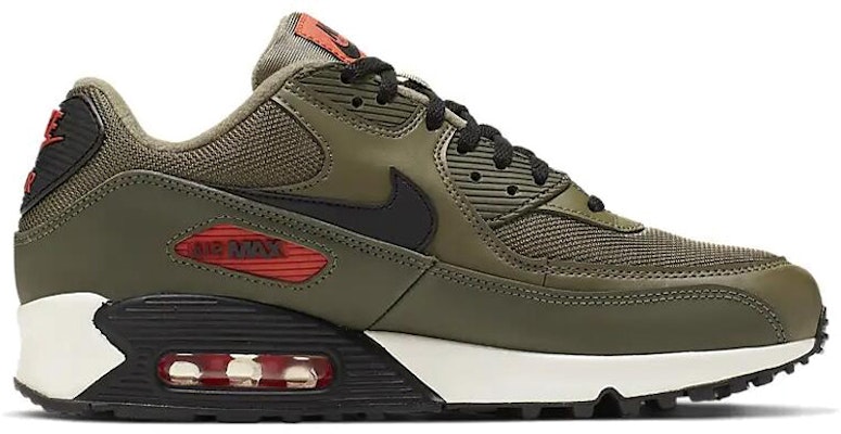 나이키 에어맥스 90 미디엄 올리브 블랙 팀 오렌지 AJ1285-205 Order 나이키 에어맥스 90 미디엄 올리브 블랙 팀 오렌지 AJ1285-205