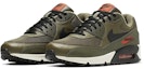 Lookbook Nike Air Max 90 Medium Olive Black Team Orange AJ1285-205