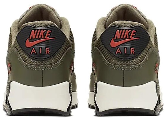 Nike Air Max 90 Medium Olive Black Team Orange AJ1285-205 Purchase Nike Air Max 90 Medium Olive Black Team Orange AJ1285-205