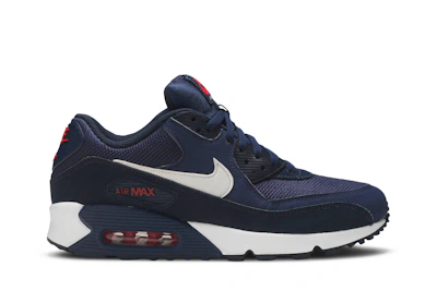 Nike Air Max 90 Midnight Navy University Red White AJ1285-403