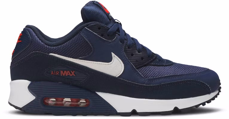 Nike Air Max 90 Midnight Navy University Red White AJ1285-403 Buy Nike Air Max 90 Midnight Navy University Red White AJ1285-403