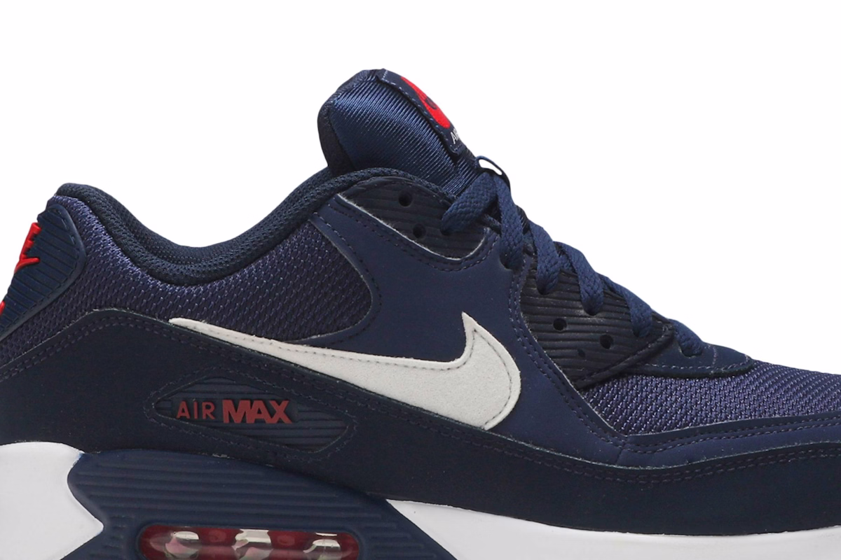 Nike Air Max 90 Midnight Navy University Red White AJ1285-403