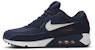 Nike Air Max 90 Midnight Navy University Red Putih AJ1285-403