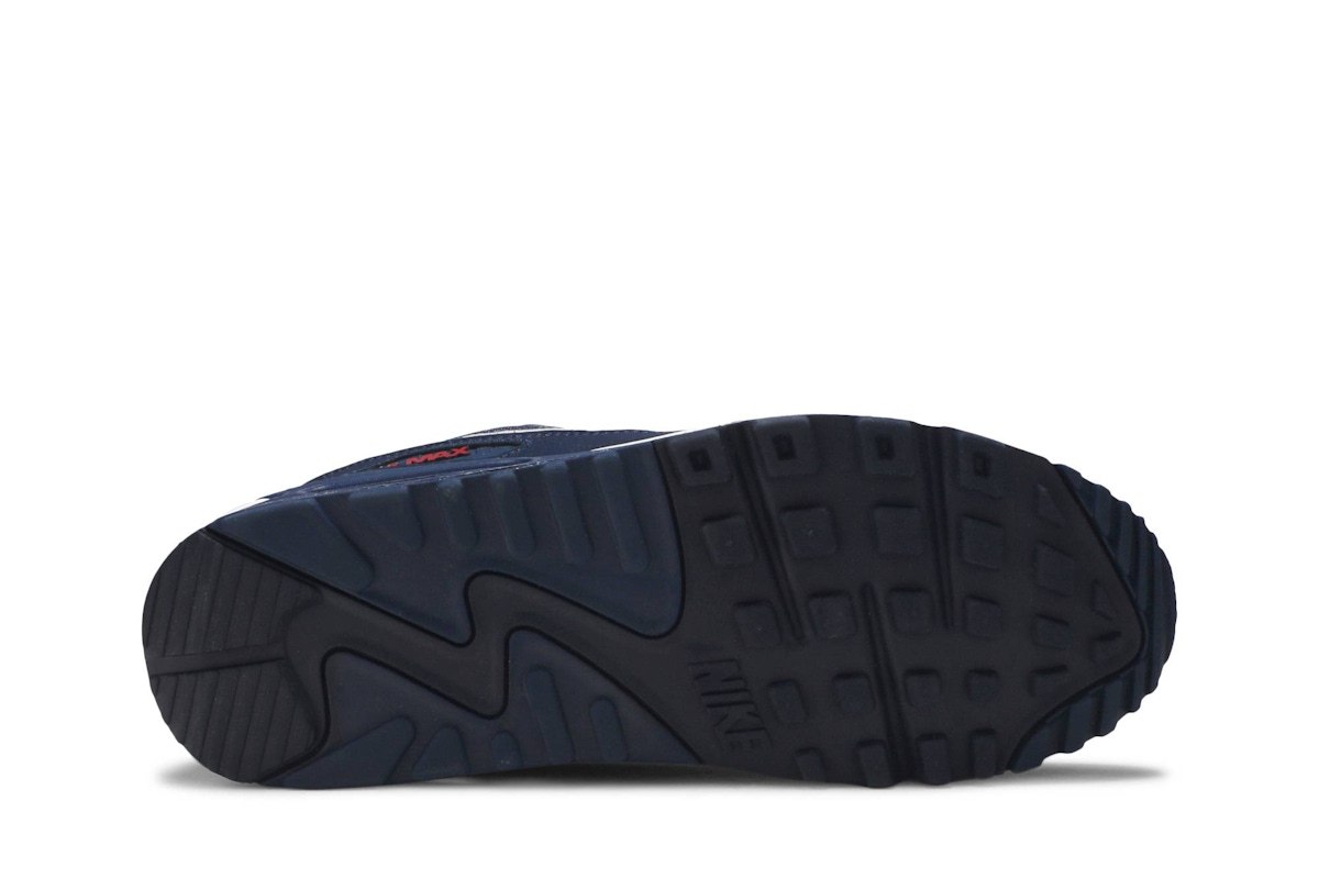 Nike Air Max 90 Midnight Navy University Red White AJ1285-403