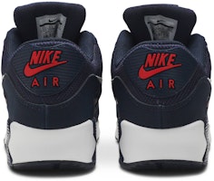 Nike Air Max 90 Midnight Navy University Red Putih AJ1285-403 Details for Nike Air Max 90 Midnight Navy University Red Putih AJ1285-403
