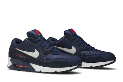 Nike Air Max 90 Midnight Navy University Red White AJ1285-403