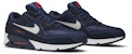 Nike Air Max 90 Midnight Navy University Red Putih AJ1285-403