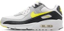 Buy (JR) 耐克Air Max 90 灰烟黄联名款 IQ0098-100
