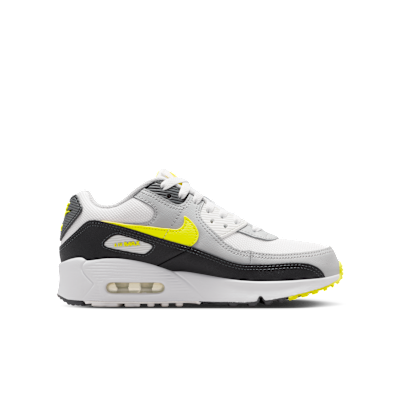 Lookbook (JR) Nike Air Max 90 Off White/Gris Oscuro/Gris Claro/Amarillo Sonic IQ0098-100