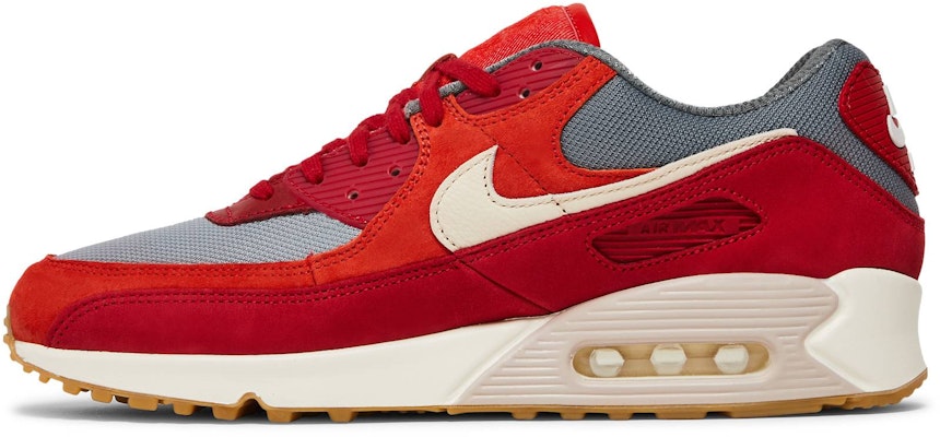 Nike Air Max 90 Premium 'Gym Red' DH4621-600 Lookbook Nike Air Max 90 Premium 'Gym Red' DH4621-600