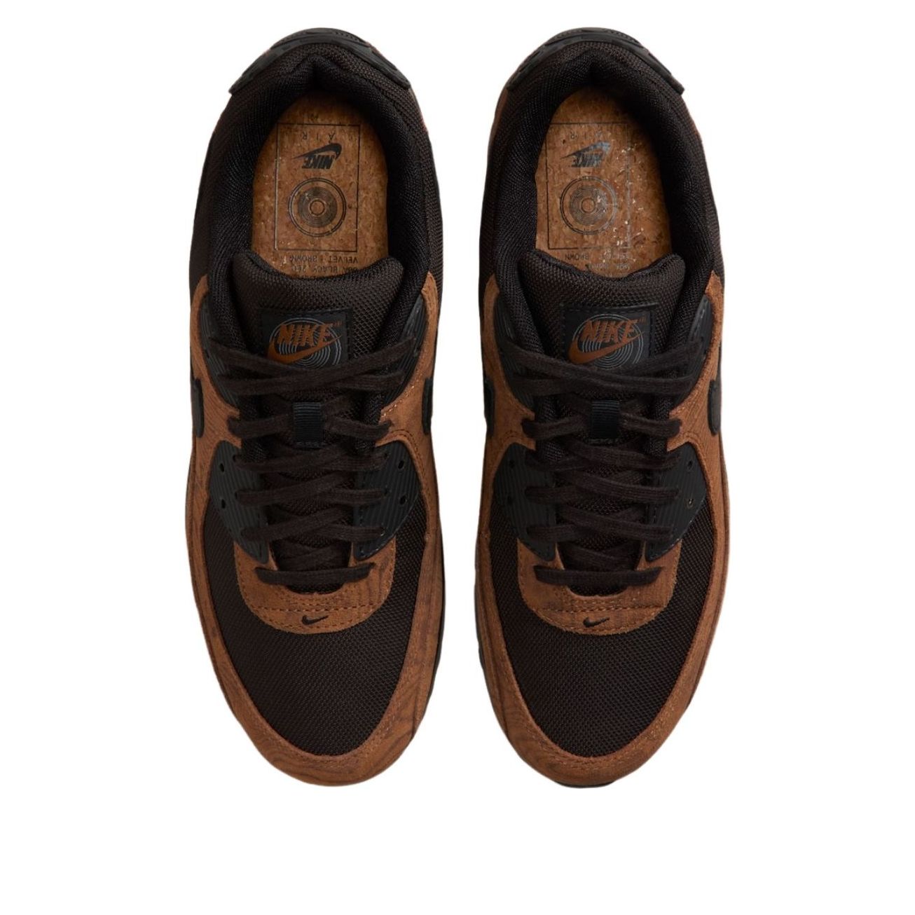 Lookbook Nike Air Max 90 Premium 'Light Brtitish Tan Velvet Brown' IQ0283-281